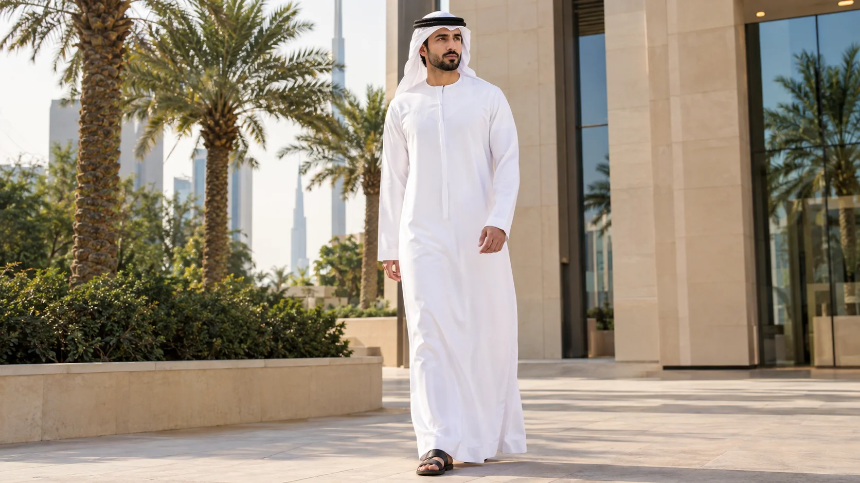 Kandura vs smart casual: two tracks of men's style in Dubai